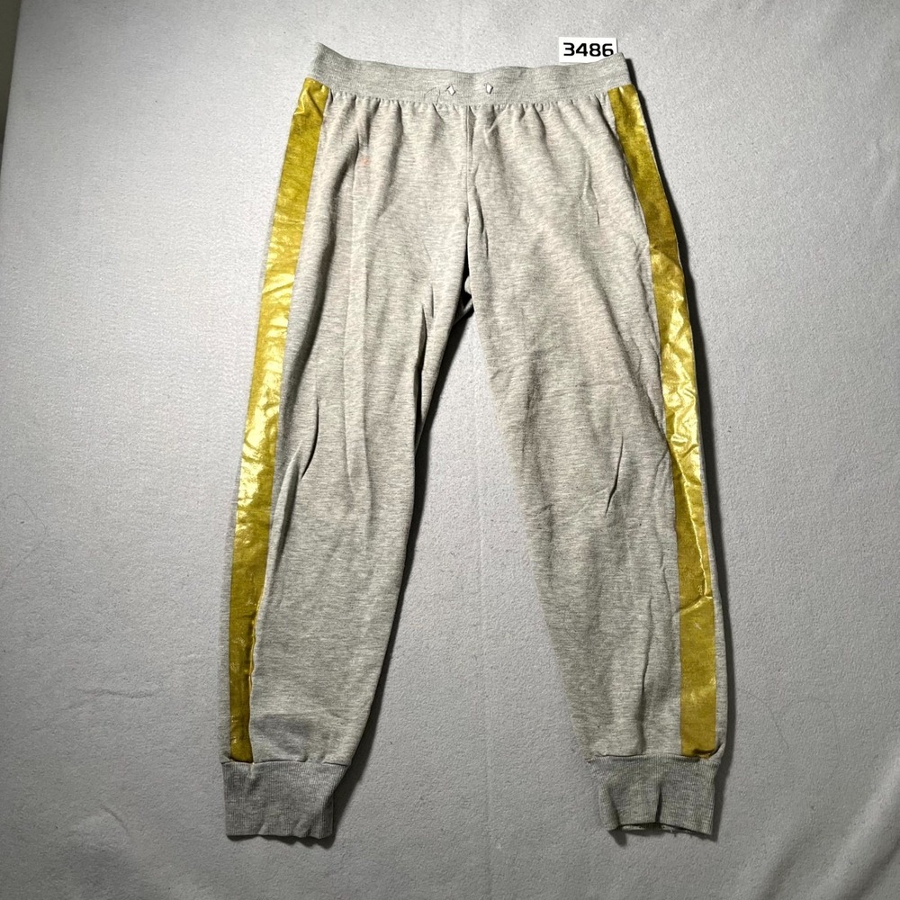Eye Candy Jogger Pants Womens‎ 33 Heather Gray Fleece Lined Tapered Leg Casual